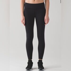 SALE Lululemon On Track Tight Black Size 8 25” inch inseam